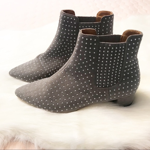 Topshop Shoes - Topshop ⚜️ Grey Studded Ankle Boots